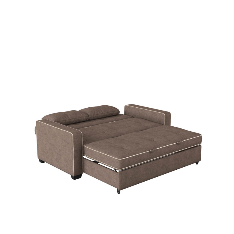 Serta Monroe Queen Size Convertible Sleeper Sofa with Cushions